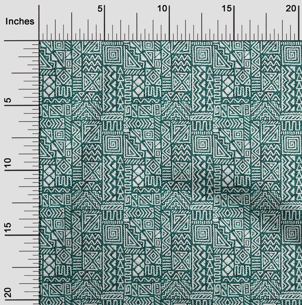 oneOone Cotton Flex Black Fabric African  Fabric For Sewing Printed Craft Fabric By The Yard 40 Inch