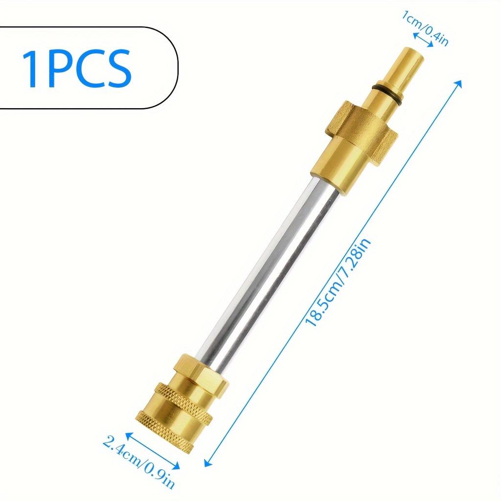 1pc Pressure Washer Adapter For Bosch AQT, 1/4'' Quick Connect Water Gun Head Adapter, Washer Spray Wand Couple