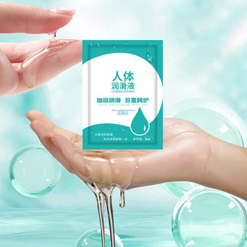 Long-Lasting Water-Soluble Lubricant for Couples, 8ml Wash-Free Sex Lubricant