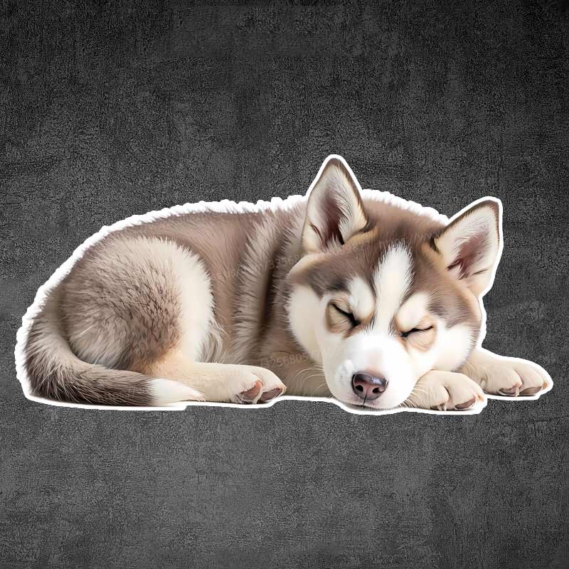 

Husky Pet Dog Animal Cartoon Car Sticker Waterproof Styling Automobiles Motorcycle Exterior Accessories Vinyl Decals Y201 C-15cm Longest Side
