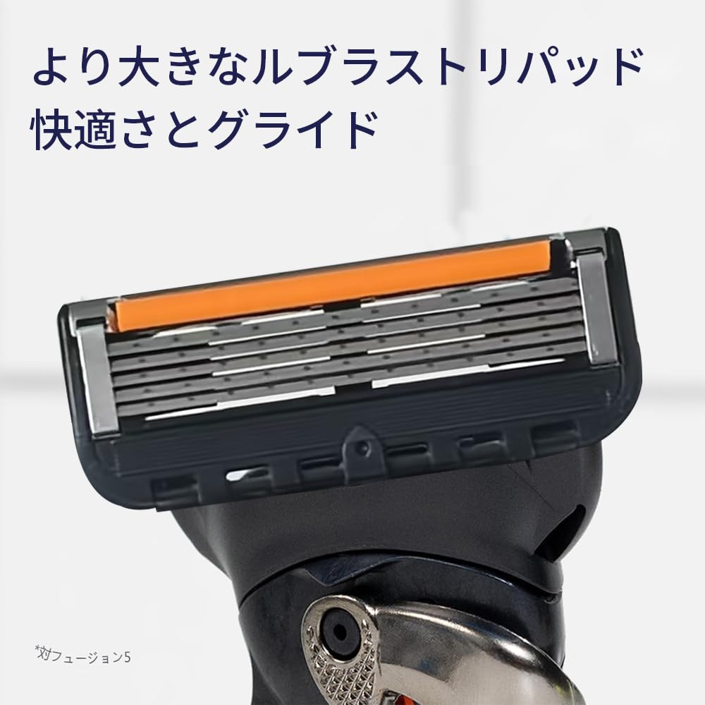 COOLHILL ProGlide Replacement Blades for Electric Pinpoint Compatible with ProGlide Fusion Shaver, 5-Blade FlexBall, Trimmer, Razor, (Black, 8-Pack)