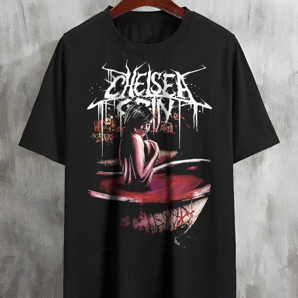 Chelsea Grin Band Gift For Music Lover Black Cotton T Shirt Size S-5XL Unisex T-Shirt XL