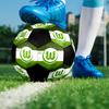 1pc Vfl Wolfsburg Soccer Ball Size 5 Indoor Soccer Ball Fashion Colorful Backyard Game - Great For Sports Fans Gift HE123