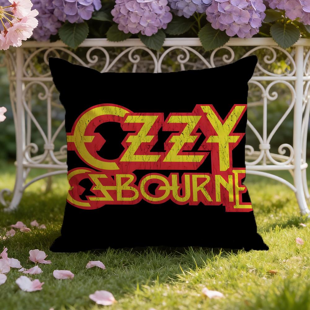 Singer-O-Ozzy Osbournes Cushion Cover Home & Car Dual-Scene Pillow Cover: Reversible for Premium Comfort