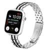 Armband für Apple Watch Serie 10 9 8 7 SE 6 5 4 3 2 1 42mm 41mm 40mm 38mm Schlankes Fünf-Glieder-Edelstahlarmband