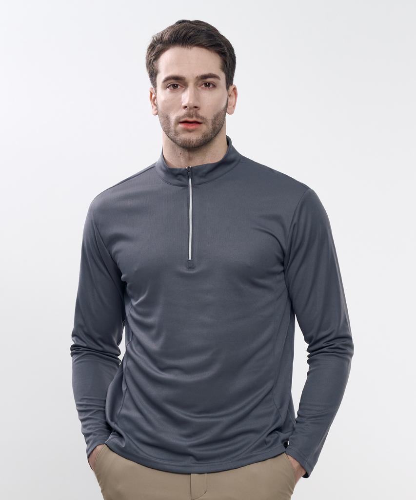 EXTRASPORTY Good Fortune Men'S Long Sleeve Zip-Up T-Shirt 5 Colors (Type A)