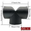 42/60/75/90mm Air Vent Y T Flat Piece Ducting Pipe Outlet Exhaust Joiner Splitter For Webasto Eberspaecher Diesel Parking Heater
