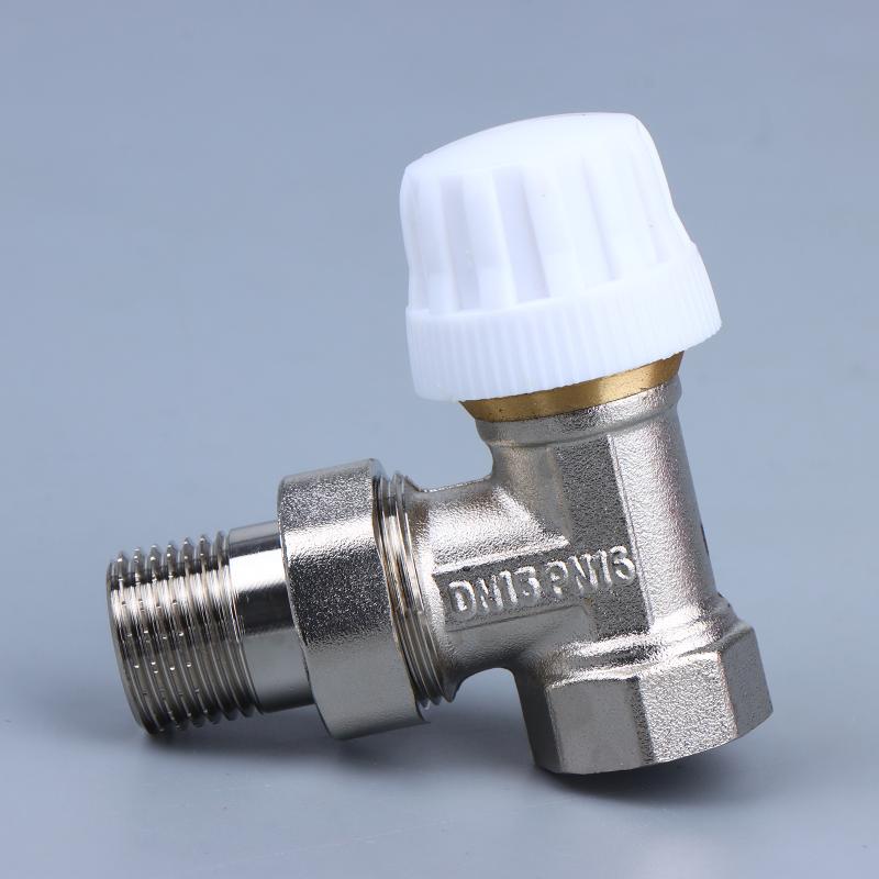 Brass Temperature Control Thermostatic Regulating Valve DN15 DN20 Leakproof Angle Valve for Bathroom Water Heater Installation DN15