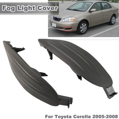 2 STUKS Auto Bumperlampen Licht Mistlampafdekking Auto-accessoires 5212702170 5212802200 Voor Toyota Corolla 2005 2006 2007 2008 Links + Rechts