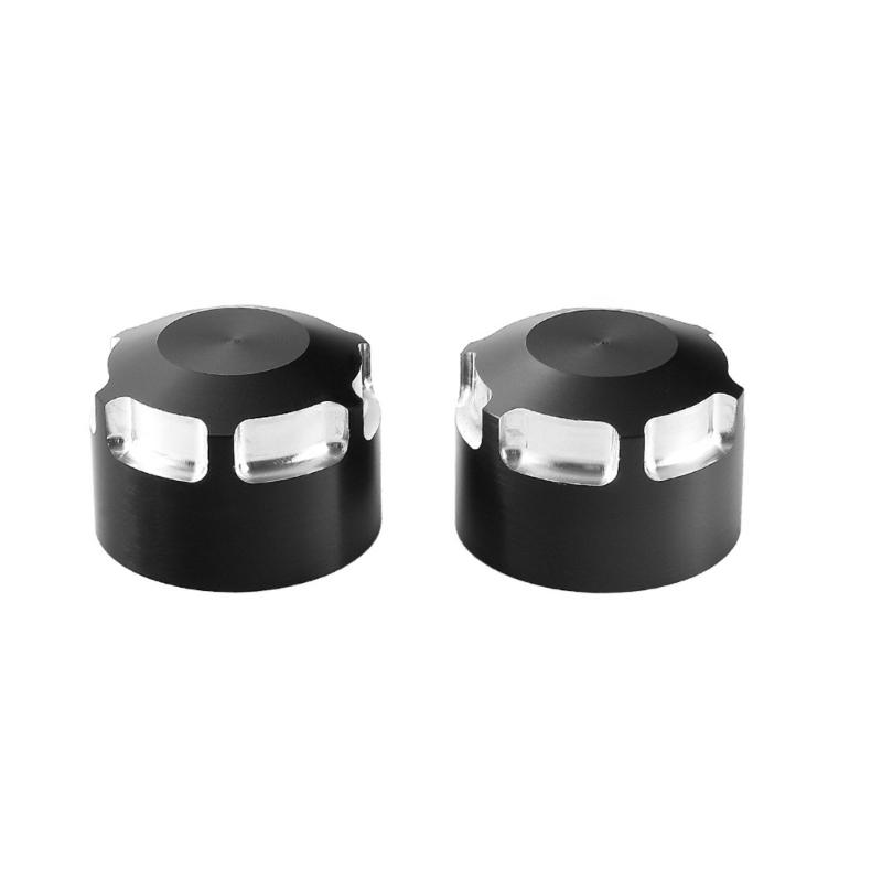 2pcs Aluminum Alloy Nut Cover with Wrench for 2008-Up Rear Axles Nut Cover Caps Replacement Accessories