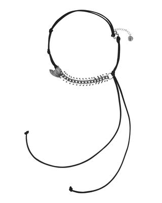 Ruru Fish Bone Necklace Black
