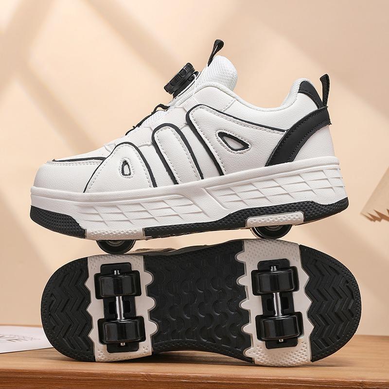 Children's runaway shoes double wheel girls breathable roller skates students outdoor sports skating