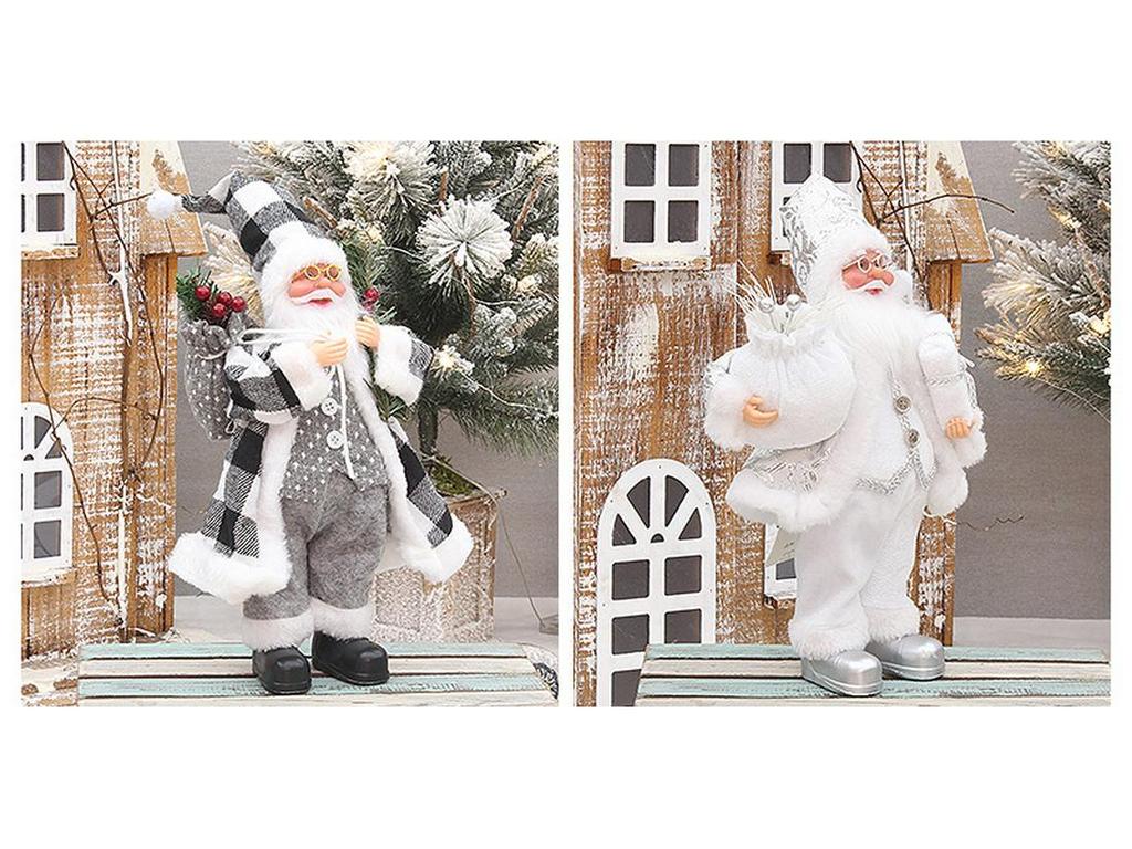 30cm Stehender Weihnachtsmann Weihnachts-Puppe für Schaufenster-Ausstellung