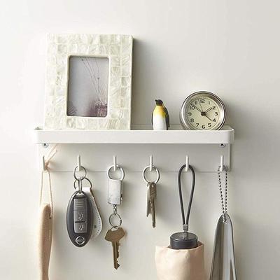Home Foyer Strong Magnetic Suction No Need Punching Creative Traceless Magnet Storage Hook Key Holder Wall Mounted Storage Rack