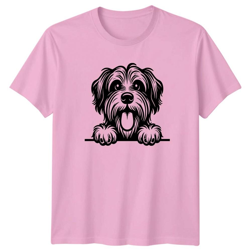 Fluffy Dog Face Dogs Animals Unisexs TShirt Unisexs Tee Graphic Unisex Top