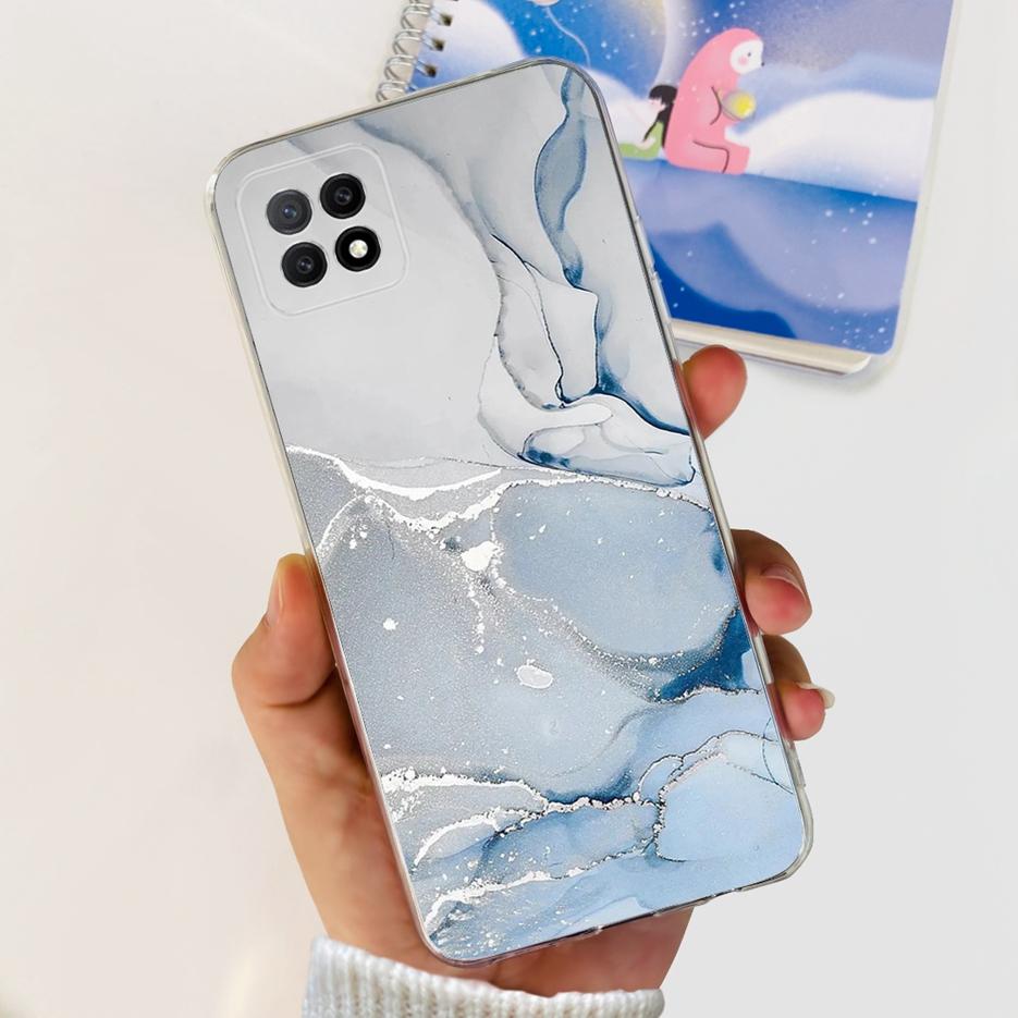 For Oppo A73 5G Case CPH2161 Stylish Painted Cover Clear Silicone Phone Case For Oppo A73 A 73 OppoA73 5G Back Cover Soft Fundas