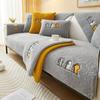 Thicken Plush Couch Cover Winter Warm Sofa Pad Non-Slip Sofa Slipcovers for Living Room L Shaped Back Towel Sectional Sofa Mat