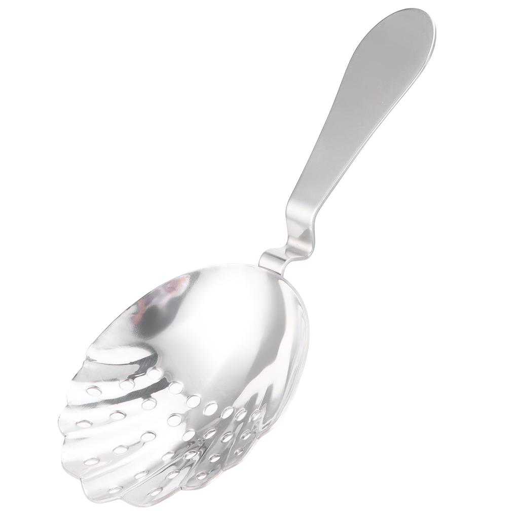 Stainless Steel Bar Strainer Ice Spoon Strainer Filter Kitchen Bar Supplies Accessories Silver