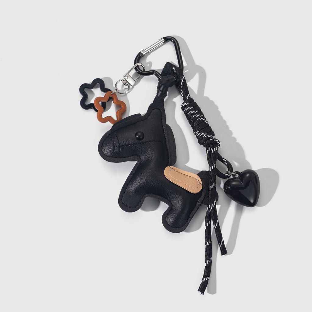 Yogodlns Horse Handmade Nylon Woven Rope Bag Pendant Cute Candy Color Fashion Backpack Handbag Hanging Bags Accessories