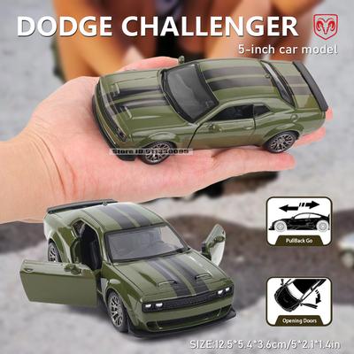 MSZ 5-inch Alloy Car Model Dodge Challenger Rebound Function Static Model Alloy Die-casting Car Model Collection Gift Toy