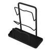 Pot Lid Organizer Multi-Functional Kitchen Tray Stable Lid Rack Chopping Board Holder Space-Saving Storage Solution Countertop