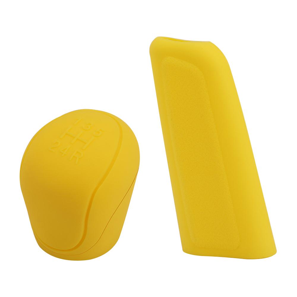 Silikon Auto Getriebe Kopf Schaltknauf Abdeckung Handbremse Abdeckung Schutz für Ford Focus 2 3 4 MK2 MK3 MK4 MT 2009 - 2017