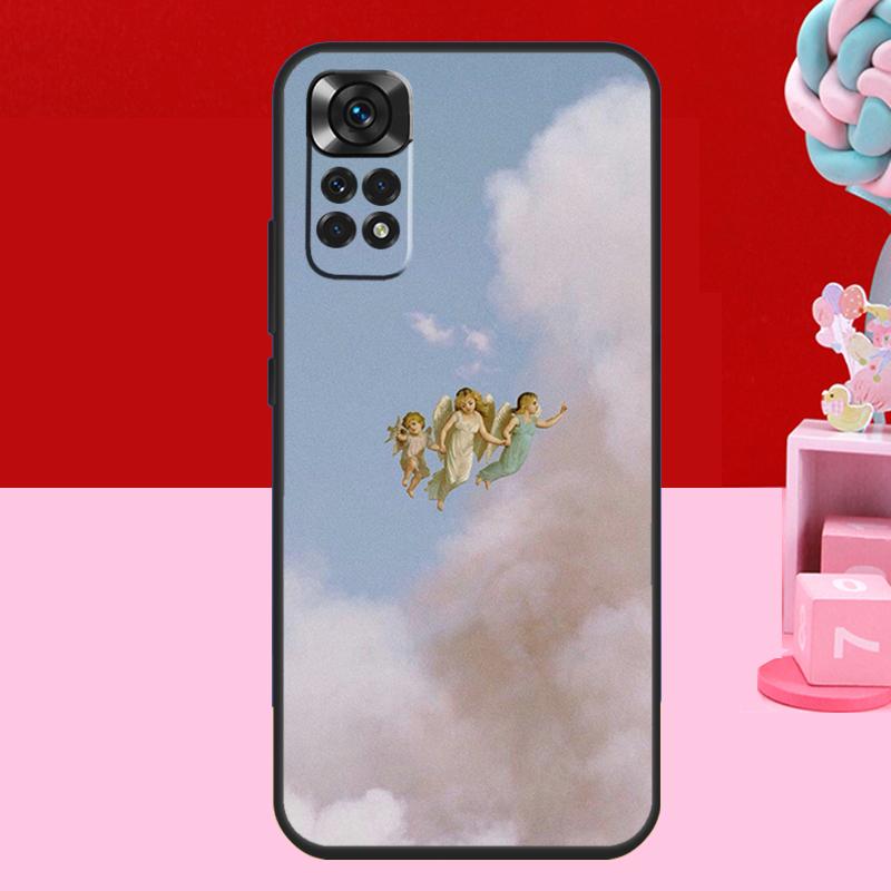 Renaissance Angel Aesthetic Case For Xiaomi Redmi Note 14 13 12 11 10 15 Pro Plus Redmi 15 C 10C 12C 13C 14C Soft Cover