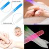 5Pcs Professional Gradient Glass Nail Files Strip Double-Sided Sanding Buffer Grinding Polishing Nailfile Manicure Tools