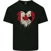Love Canada Flag Canadian Day Football Kids T-Shirt Childrens