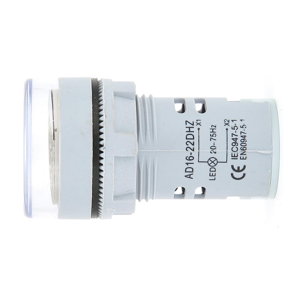 AD16‑22DHZ Frequency Meter 20~75Hz Frequency Indicator Light Panel Meter MonitorWhite