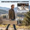 2-Piece Set Foldable Loading Ramp Metal Threshold Ramp with Handles up to 400 kg, for Tires up to 22.5 cm