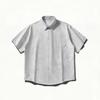 Summer Short Sleeved Shirt Jacket Ice Silk Workwear Short Sleeved Shirt Men's Short Sleeved Shirt