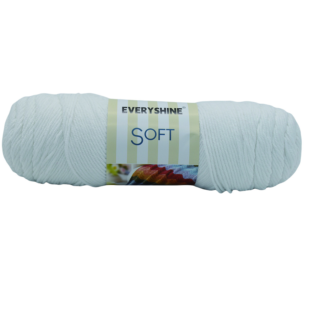 Balení 2 přadení akrylové příze (190g/6.7oz, 380m/416yd) – Vícebarevná příze střední tloušťky pro pletení a háčkování – Měkké mléčné vlákno pro amigurumi,