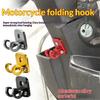 1Pcs Sturdy & Stylish Finish COD Luggage Hook Hanger CNC Aluminum Foldable Lockable Scooters Carriers Hook For Giorno 125