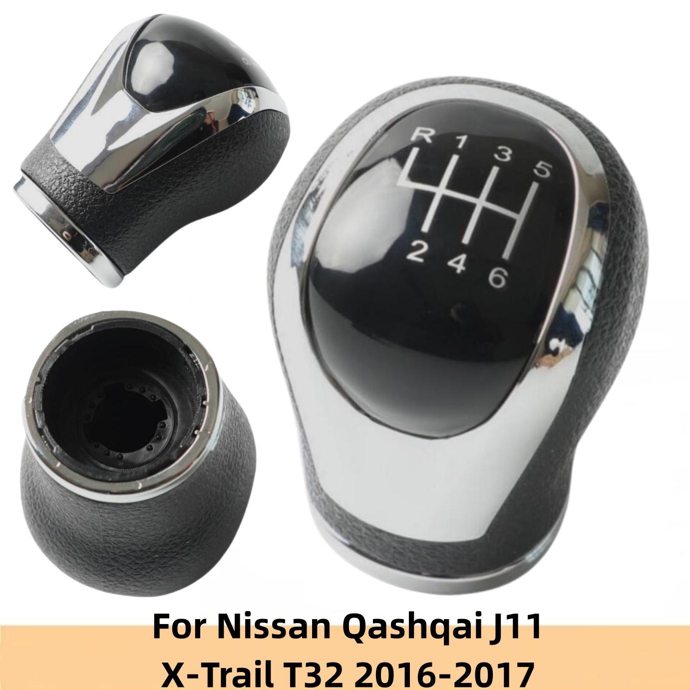 

Car Styling Gear Shift Knob Lever Shifter Pen Head for Nissan Qashqai J11 X-Trail T32 2016-2017 Interior Accessories