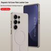 S25ULTRA Phone Case: Cross-Border Leather, Magnetic, Wireless Charging, 2-in-1 Protection
