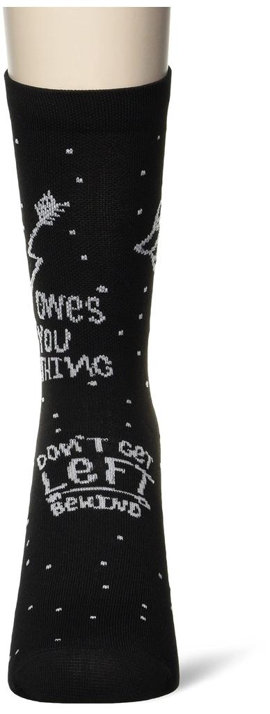 Cinelli Socks CHAS 4 THE RIGHT FOOT, Black, XS/S