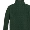 Polo Ralph Lauren Sweater Ribbed Stand Collar Zipper Striped Trim Long Sleeve Kids Kids tops 323981627-001
