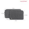 Electronics Organizer Waterproof Travel Storage Pouch Portable Polyester Bag for Data Lines Cord Charger Power Bank