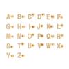 Lunne 14K Shining Initial Piercing (14K Gold) #E08 (B Type)