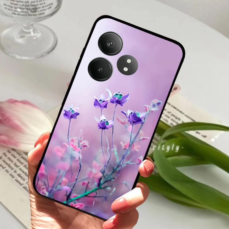 

For Realme GT 6 GT6 Case Shockproof Soft TPU Silicone Phone Cover For Realme GT 6T Capa Realme GT6 GT6T Cartoon Matte Bumper Realme GT 6T