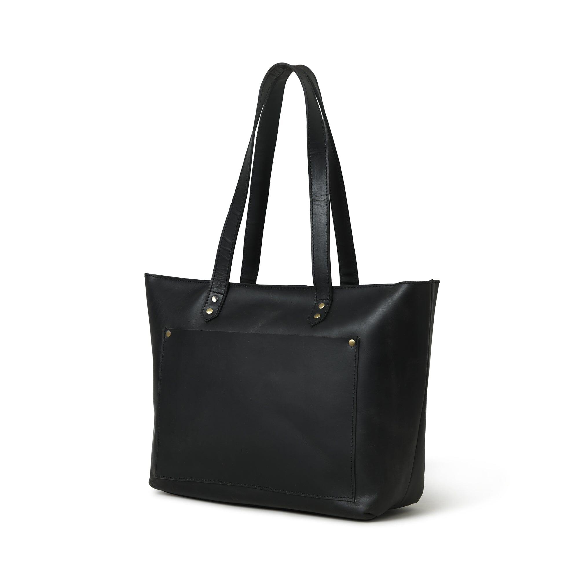 

MaheTri Essential Work Leather Tote - Black For Women, Designed for Everyday Use One-Size чёрный
