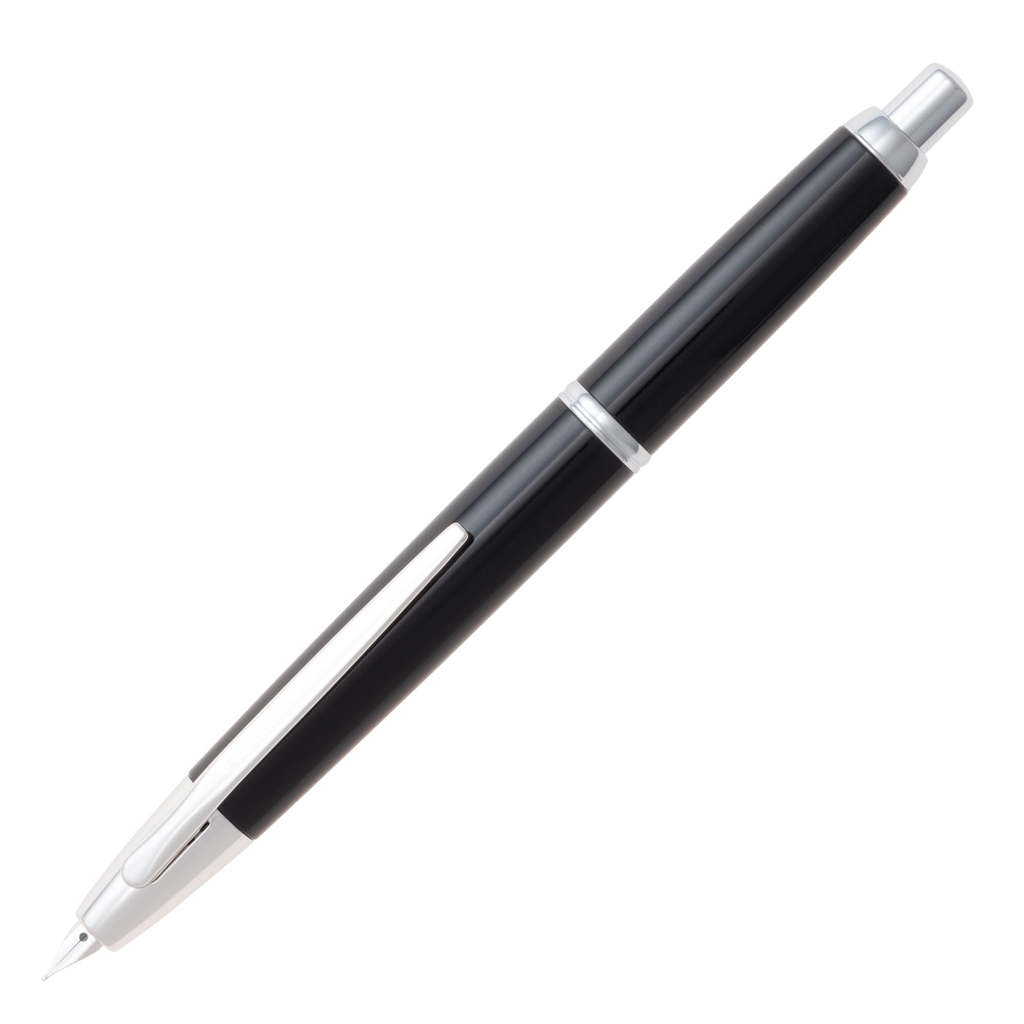 PILOT Capless Decimo Fountain Black FCT15SRBF Pen, BF,