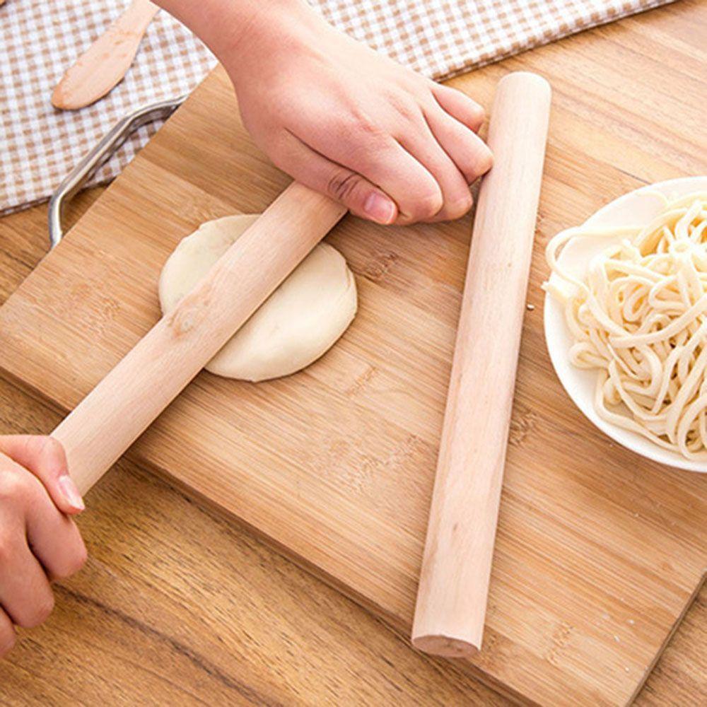 

Crust Kitchen Tools Pastry Roller and Solid Dough Rolling Pins Natural Wooden 28cm wood