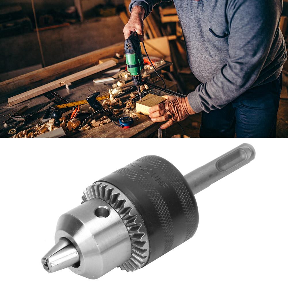 1.5 13mm 1 2 20UNF Key Type Drill Chuck with SDS Round Shank Adapter Electric Hammer Converter