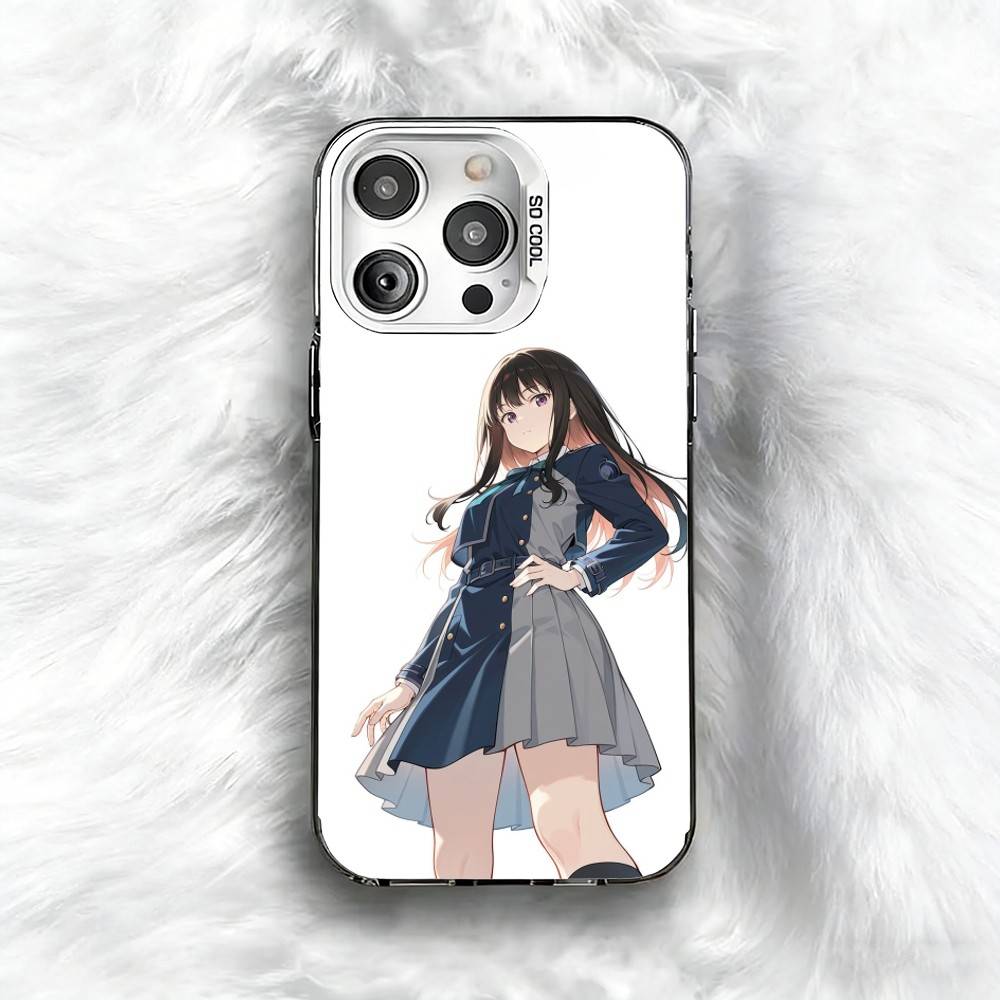 DA I-Inoue T-Takina  Phone Case For iPhone 16 17 15 14 12 13 Pro Max Black Color Shockproof Cover