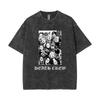 Anime Dorohedoro Kaiman Graphic Print TShirt Men Women Cotton Gothic Streetwear Hip Hop Fashion Summer Casual Oversized New Tee