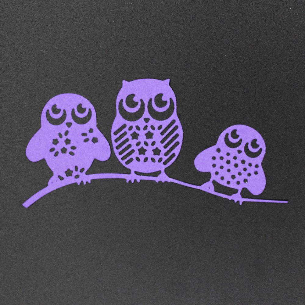 Branch Owl Bird Cutting Dies Metal Stencil DIY Scrapbooking Album Paper Card Embossing Craft Die Cut Animal