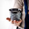 Ceramic Teapot Crockery Portable Kettle Tea Cup Blue Wave Water Ware Porcelain Chinese Kung Fu Drink Ware For Tea Ceremony