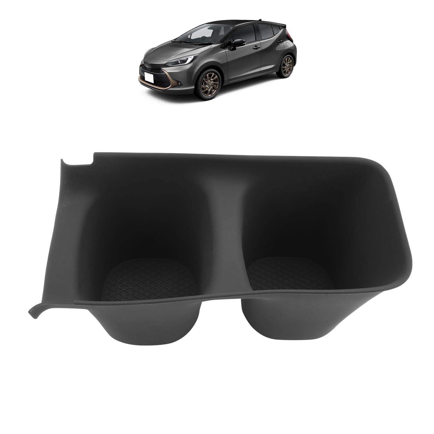 

ruiya Toyota Aqua 2nd Generation Exclusive Console Drink Holder Console Tray Cup Holder New Aqua Drink Holder Cover Aqua Car Accessories Storage Parts